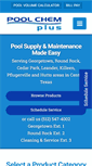 Mobile Screenshot of poolchemplus.com