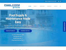 Tablet Screenshot of poolchemplus.com